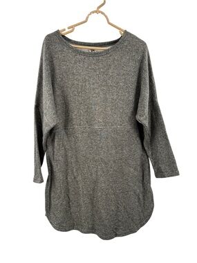 ivy jane Heathered olive green gotta run Mini Dress M/L NWT dolman sleeve pocket